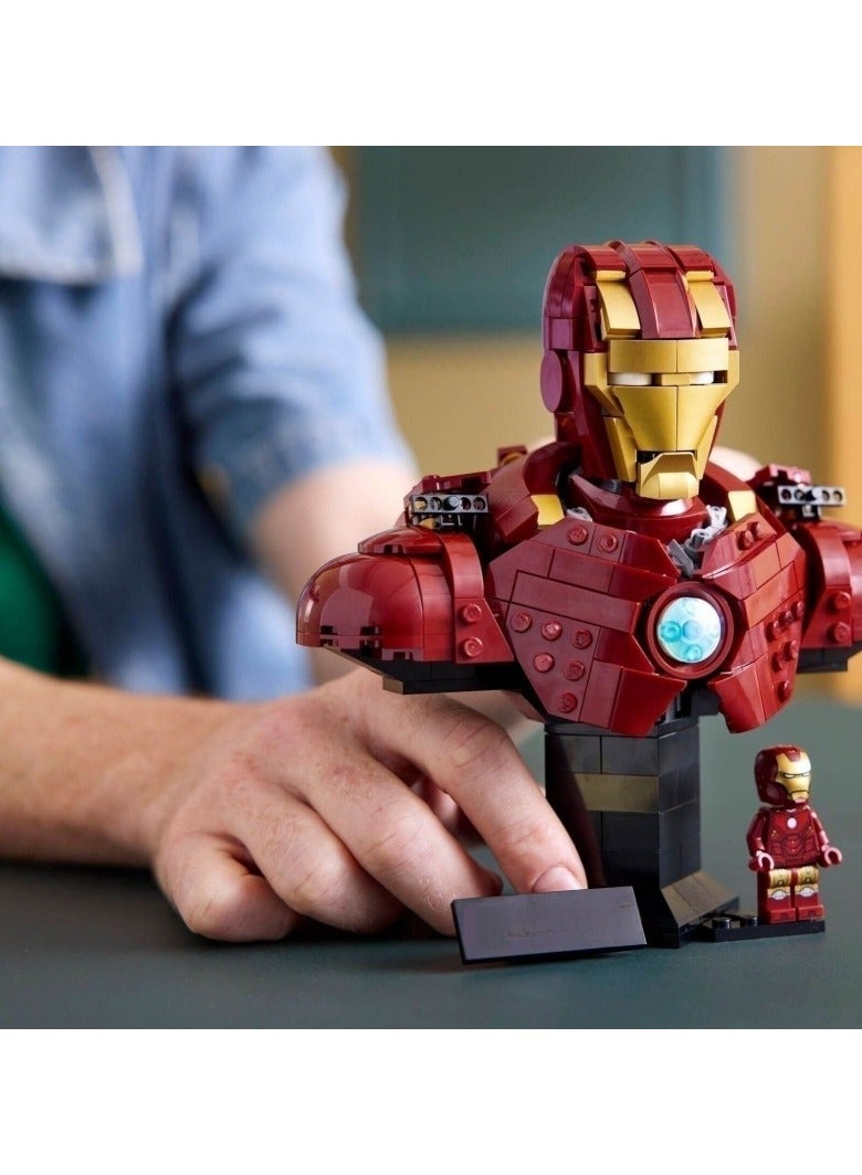 general Iron Man Assembly Building Bricks Classic Hero Figure Block Toy Sturdy Interlocking Smooth Burr-Free Kids Play Set - Image 2